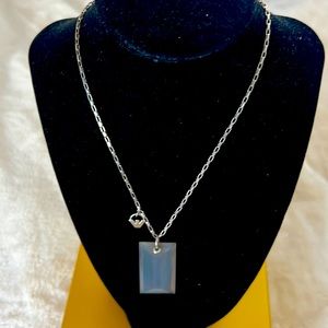 Emporio Armani with Jade stone pendant necklace